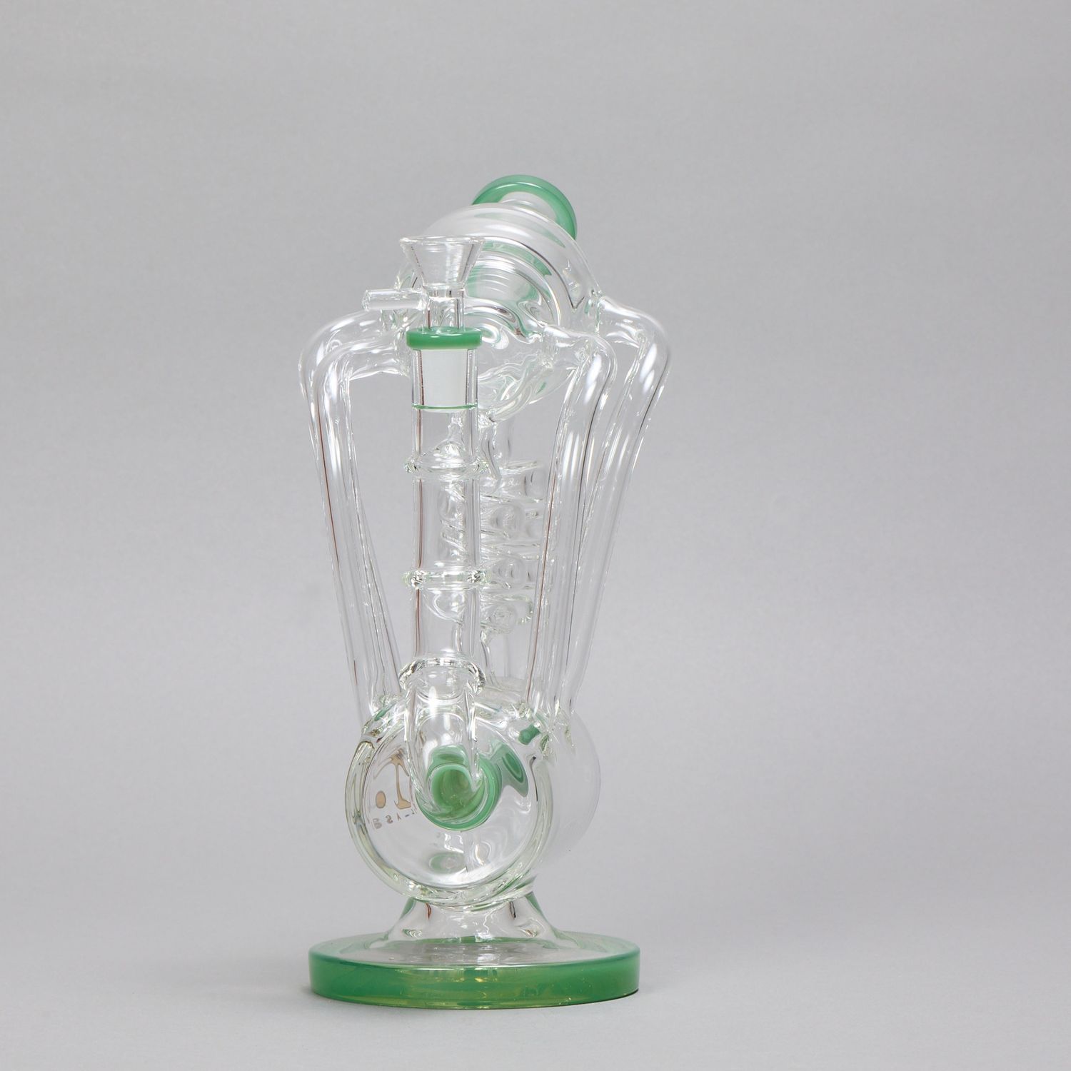 Spiral Turrent Green Waterpipe (Online)
