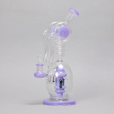Spiral Mushroom Purple Waterpipe (Online)