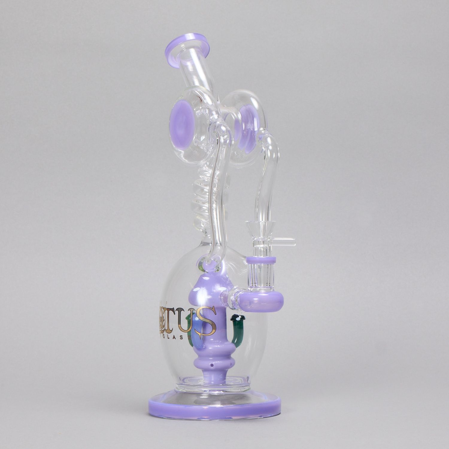 Spiral Mushroom Purple Waterpipe (Online)