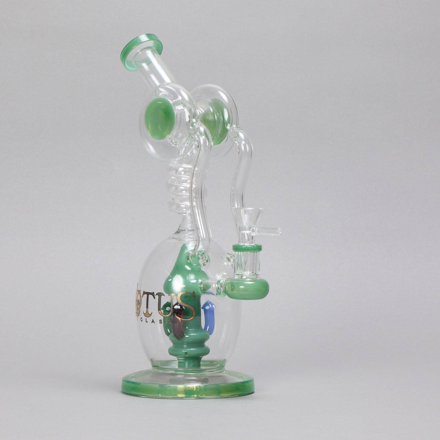 Spiral Mushroom Green Waterpipe (Online)
