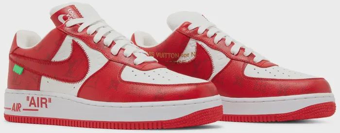 Louis Vuitton x Air Force 1 Low &quot;White Comet Red&quot;