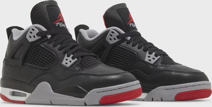 GS Jordan 4 Retro &quot;Bred Reimagined&quot;