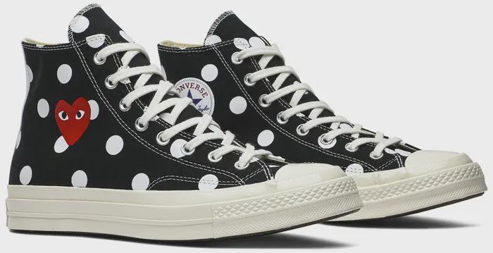 Comme des Garçons x Chuck Taylor All Star 70 Hi “Black Polkadot”