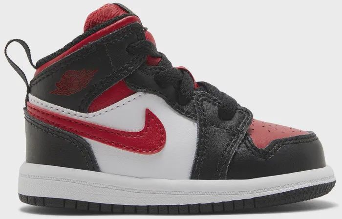 Air Jordan 1 Mid “Black Fire Red” (TD)