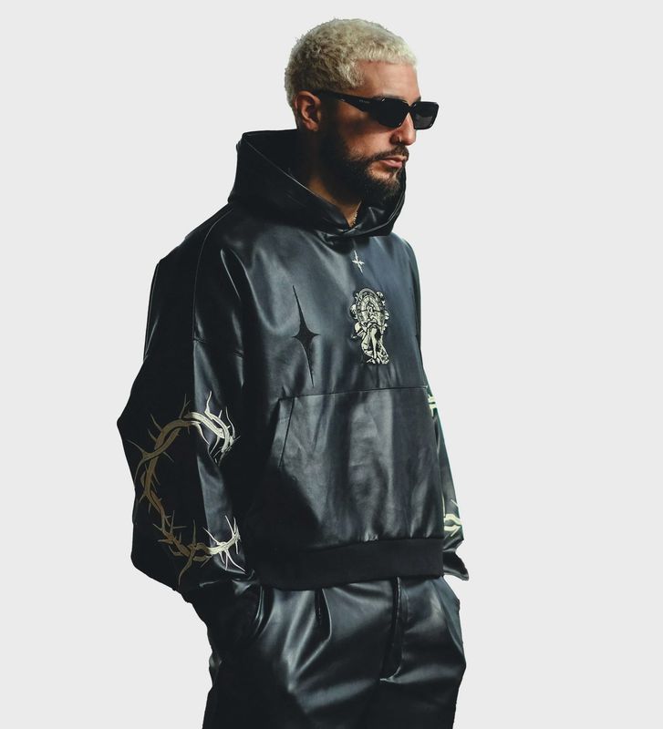 VIE + RICHE Hoodie (Leather)