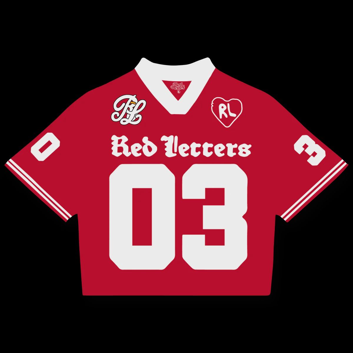 RED LETTERS “JUST A JERSEY” (RED)