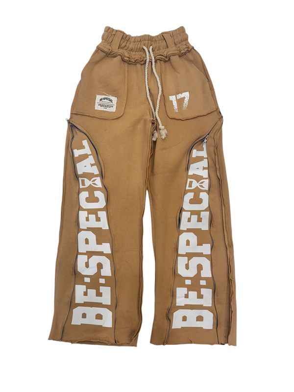 Be-Special Flare Sweats (Tan)