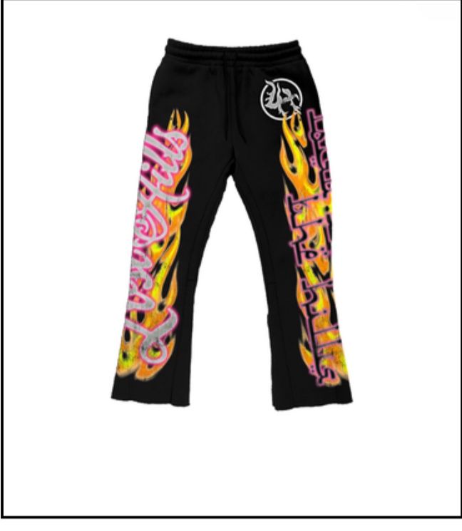 Lost Hills Pants ‘Yellow flame’