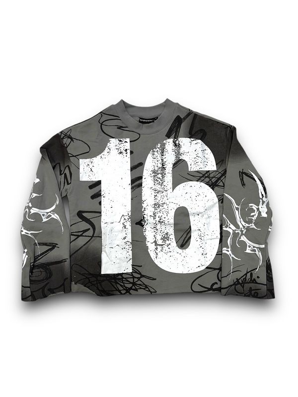 Syndicate &quot;16&quot; Crop Sweater (Grey)
