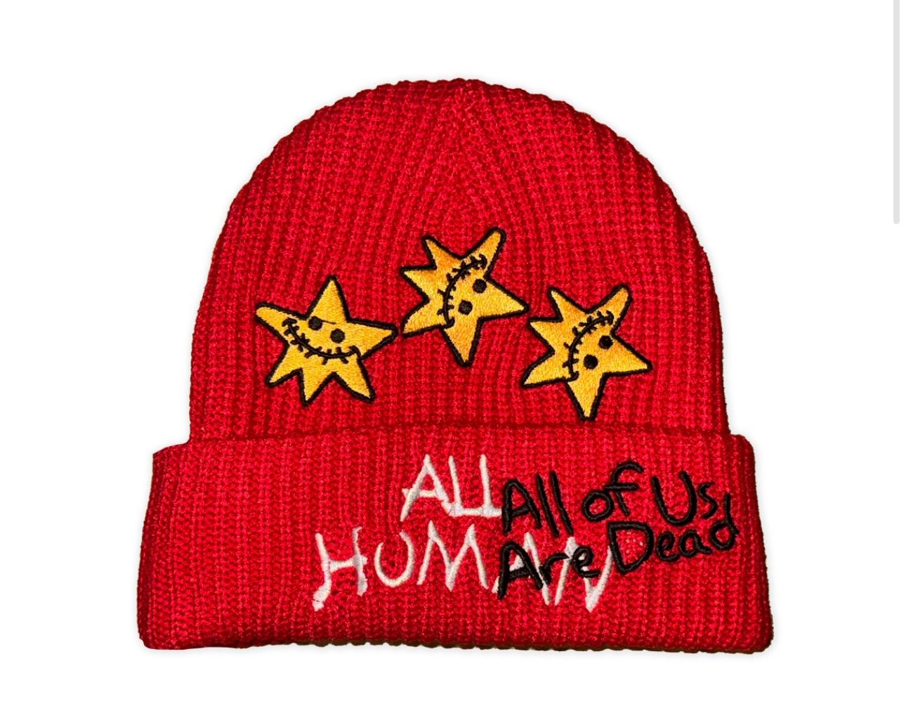 We All Human Beanie (Red)