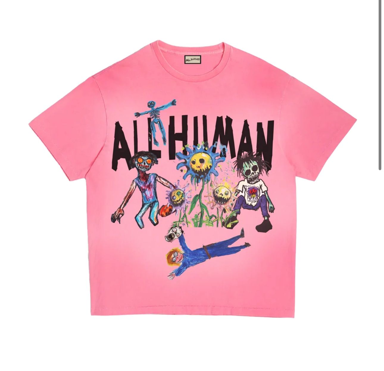We All Human Tee &#39;Nightmare Garden&#39;