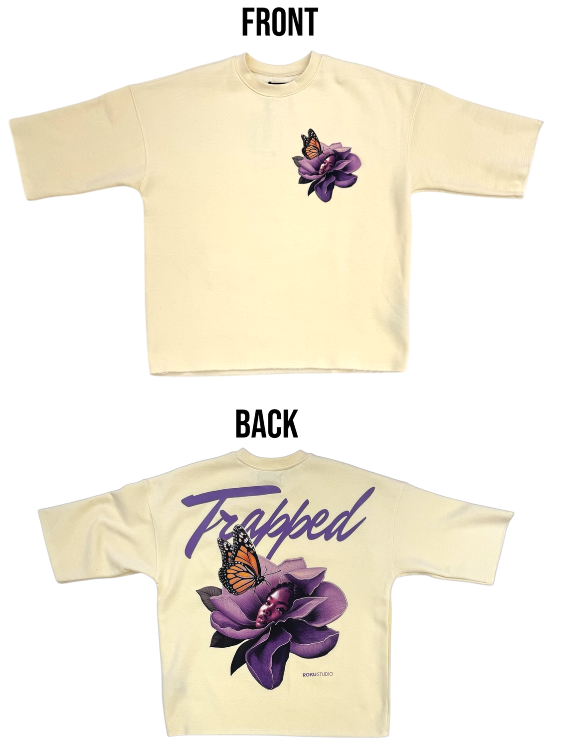 Roku Studios &quot;Trapped&quot; Tee (Cream)