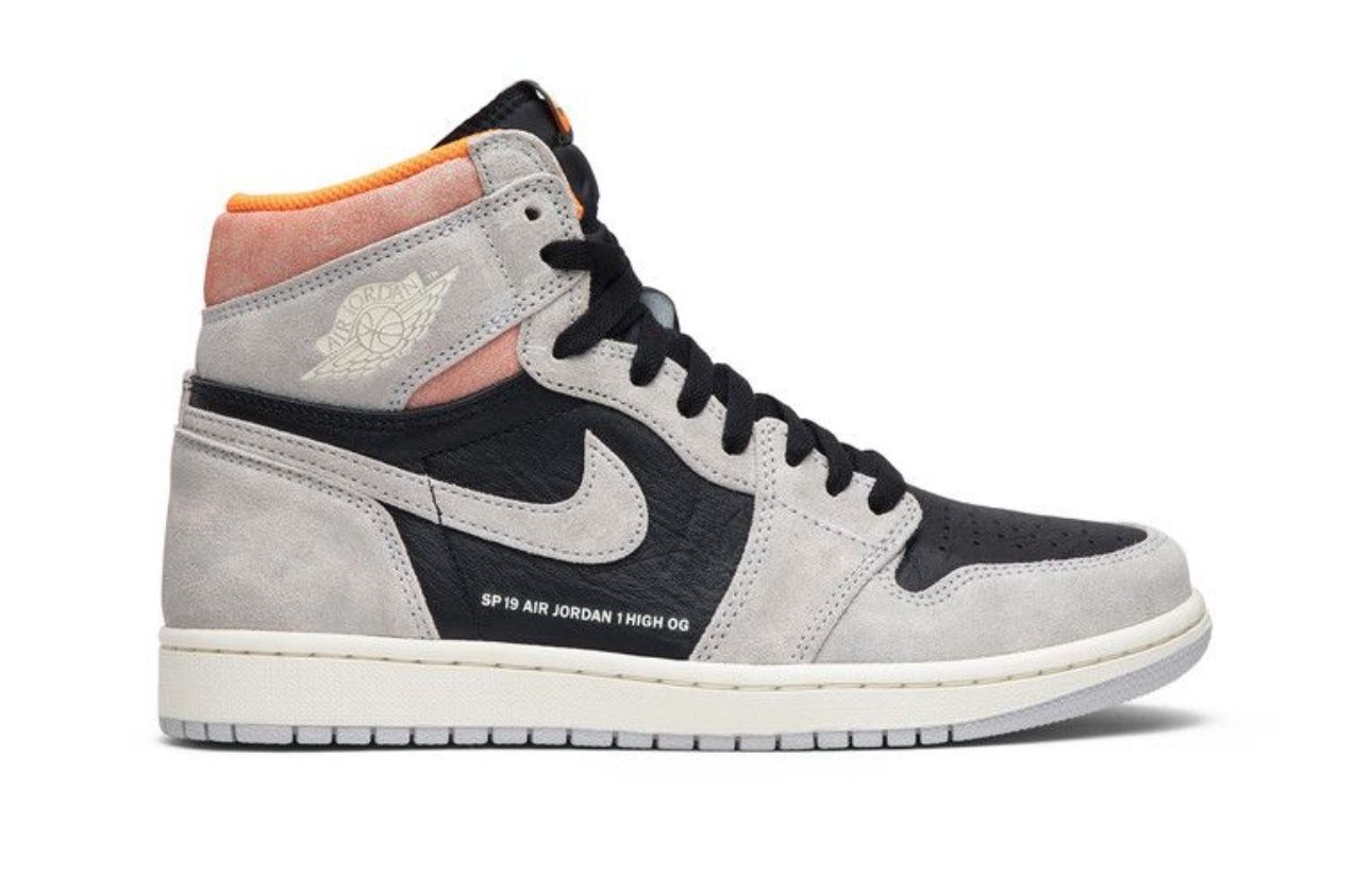 Jordan 1 Retro High &quot;Neutral Grey Hyper Crimson&quot;