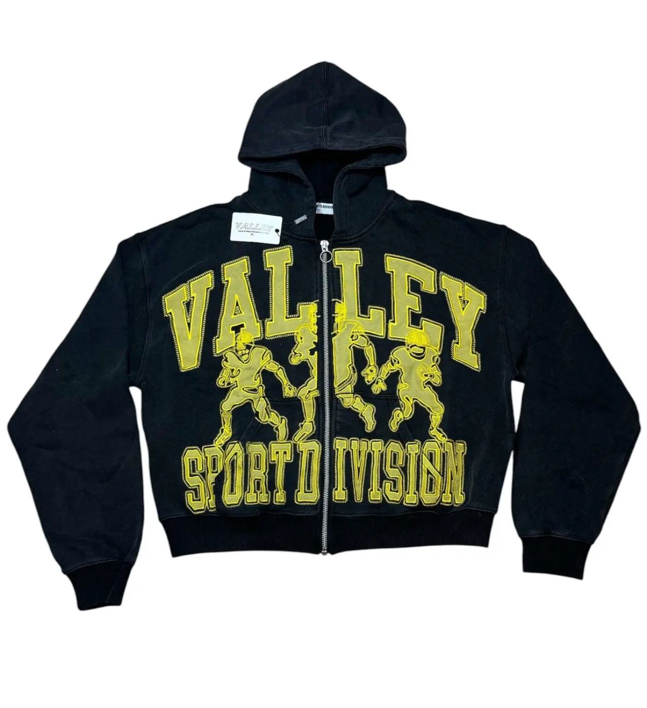 Valley &quot;Black Friday&quot; Zip-Up Hoodie (Black/Yellow)