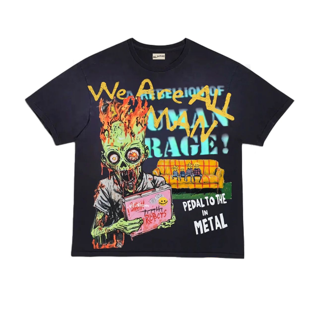 We All Human &quot;Pedal to the Metal&quot; Tee