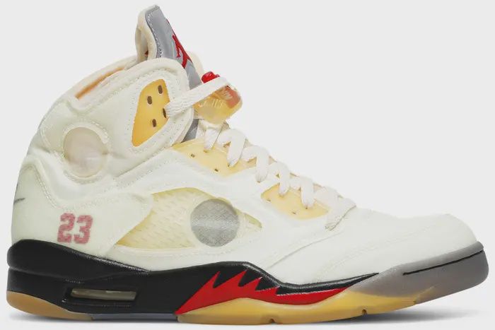 2020 Off-White x Air Jordan 5 SP &#39;Sail&#39;
