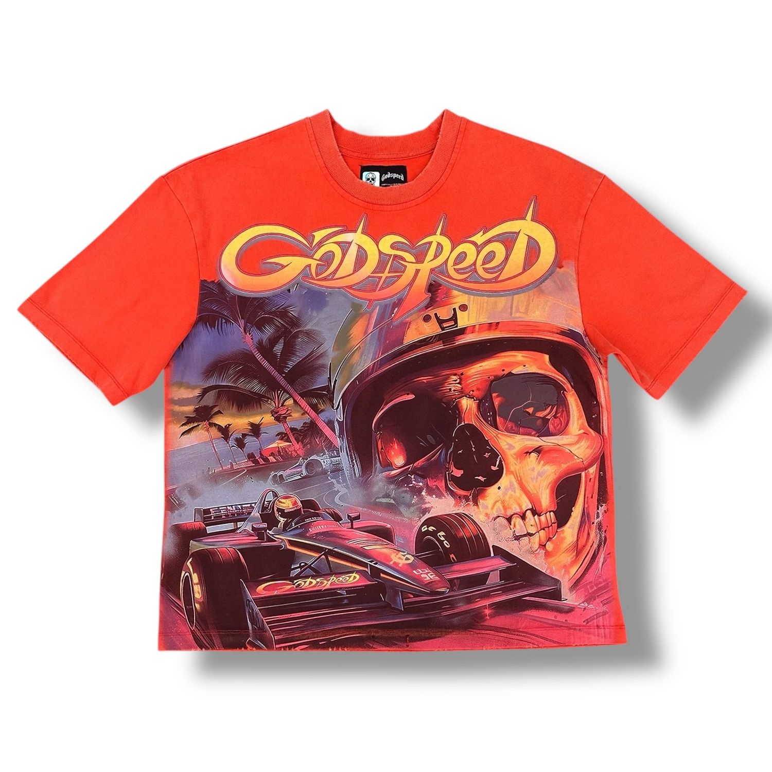 GODSPEED &quot;F1 Dreams&quot; T-Shirt, Size: XS, Colour: Orange