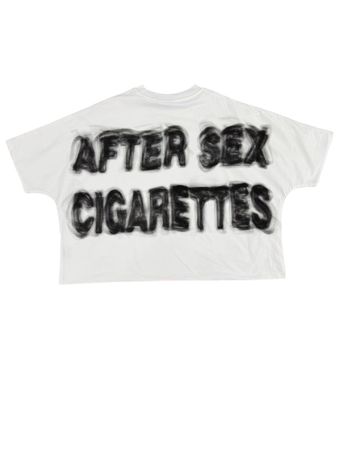 Syndicate Crop Tee &#39;After Sex Cig&#39;