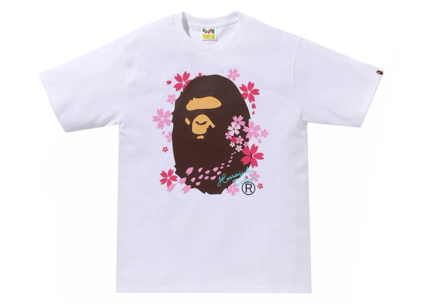 BAPE Sakura Ape Head Tee