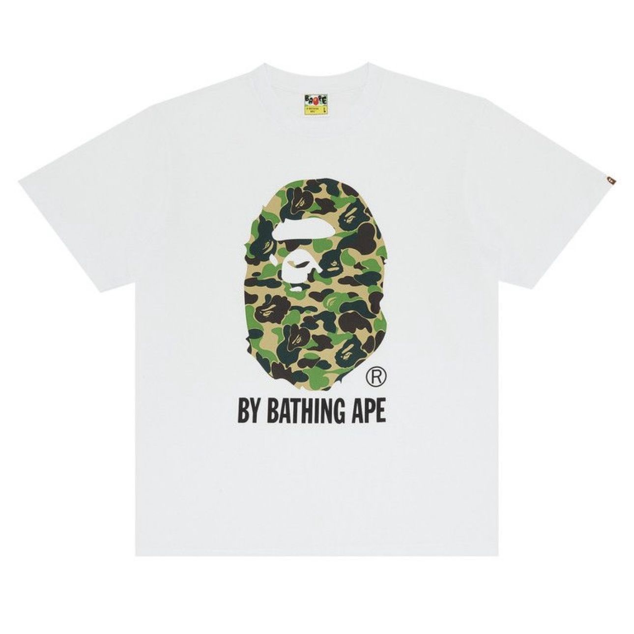 BAPE ABC Camo By Bathing Tee &quot;White/Green&quot;