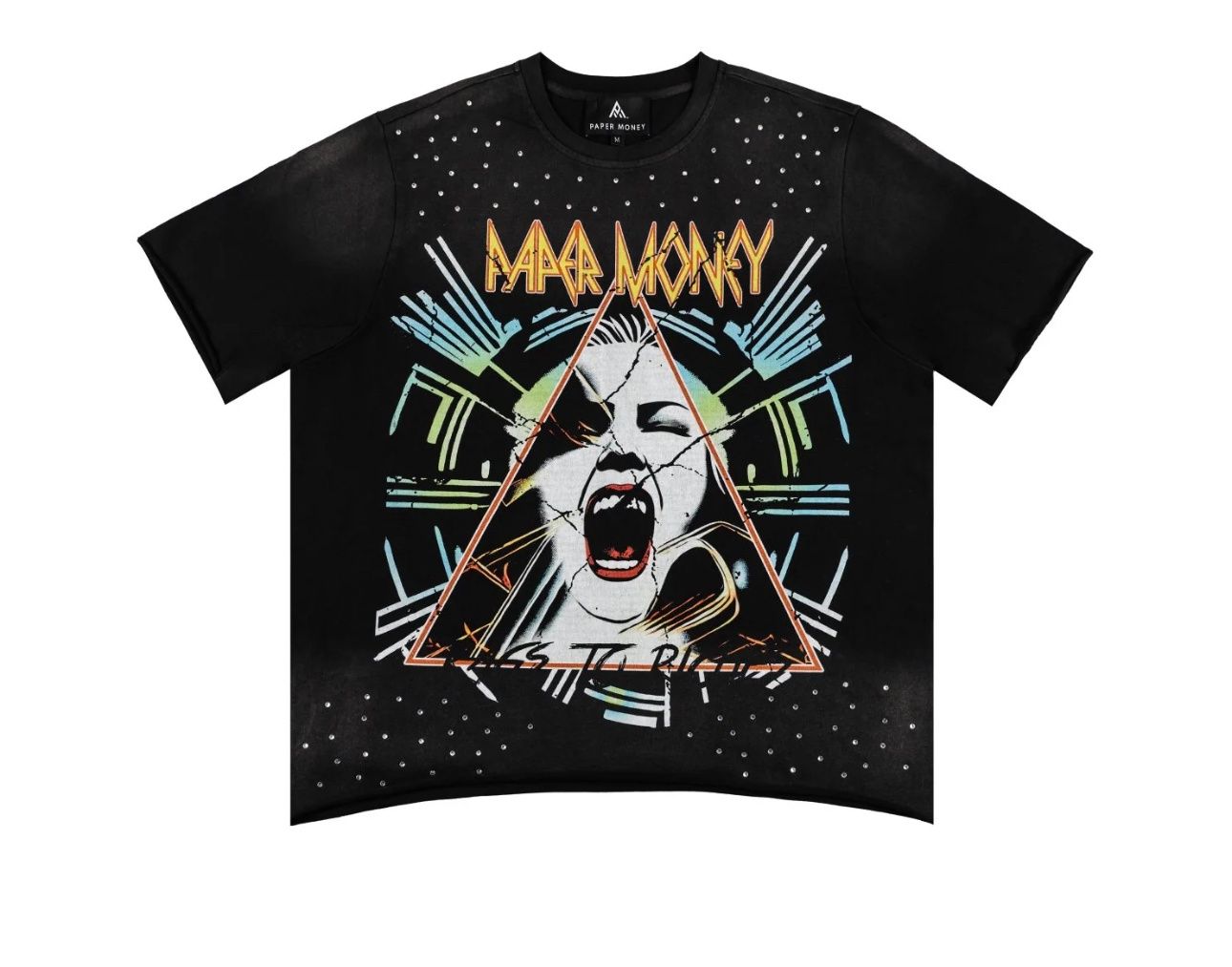Paper Money &quot;Def Money&quot; Cropped Tee