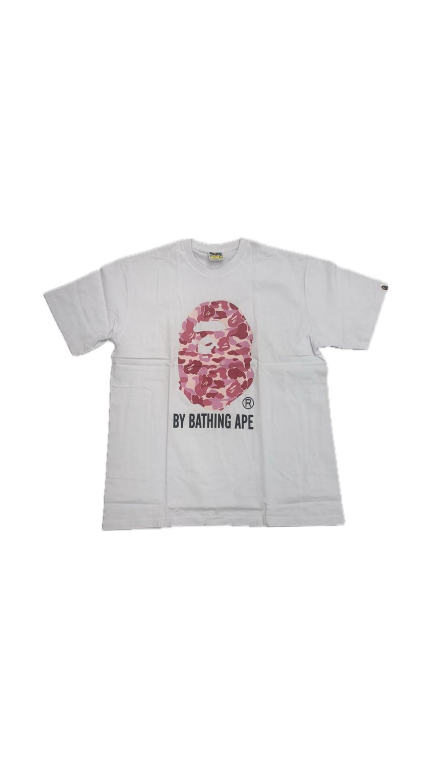 BAPE ABC Camo by Bathing Ape Tee (White/Pink)