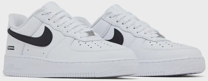Supreme x Air Force 1 Low &quot;Box Logo - White Black&quot;