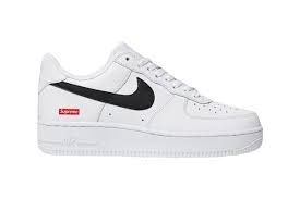 Supreme x Air Force 1 Low &#39;Box Logo - White Black&#39;