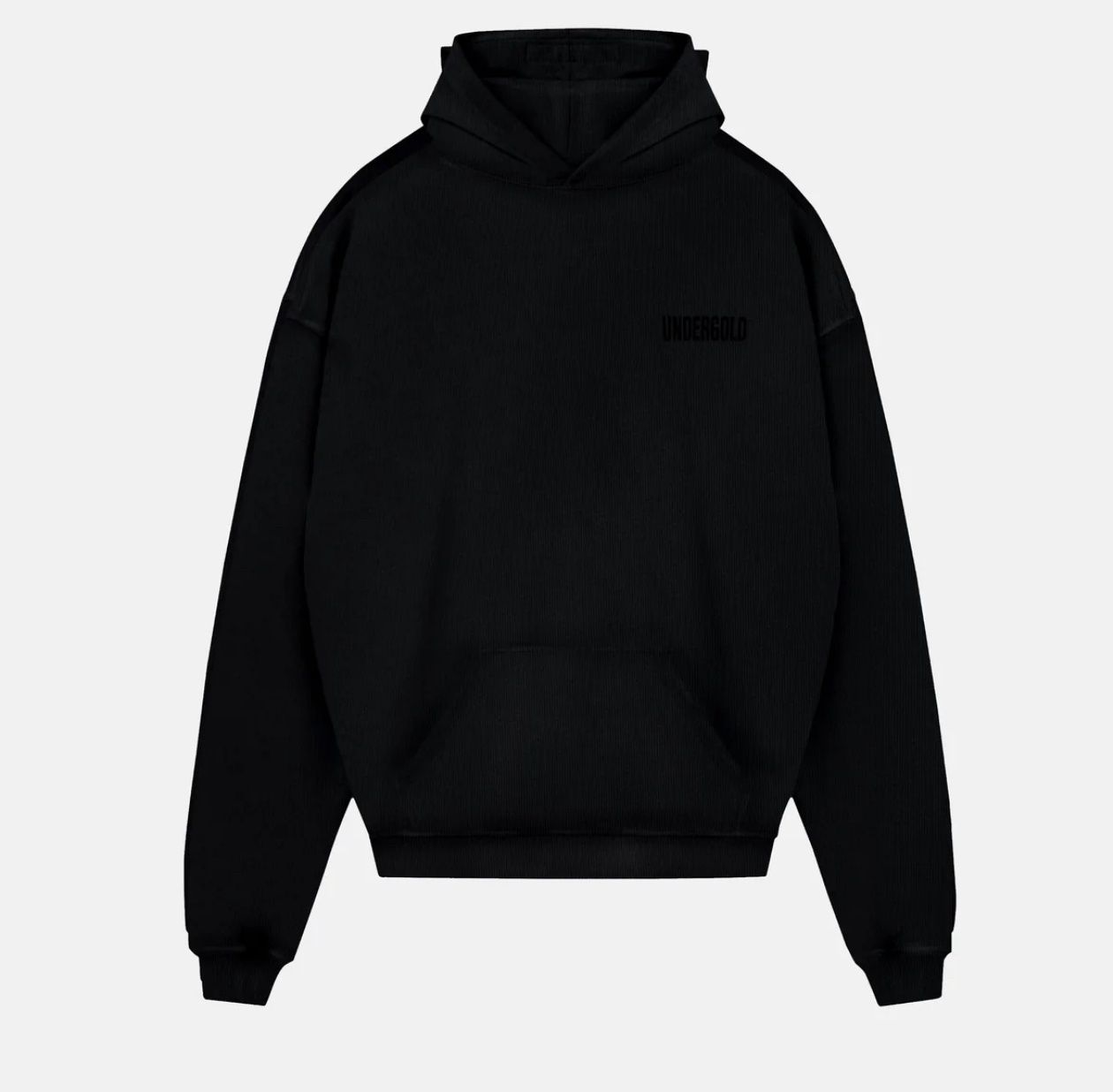 UNDERGOLD Basics Hoodie, Colour: BLACK, Size: XS