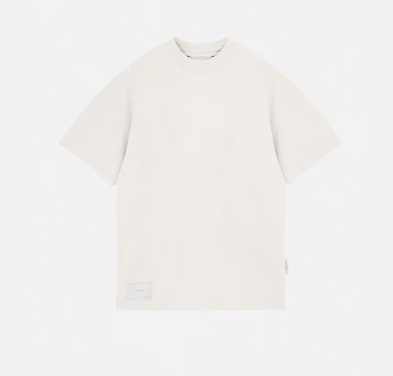 UNDERGOLD Line Logo Tee, Colour: CREAM, Size: XS