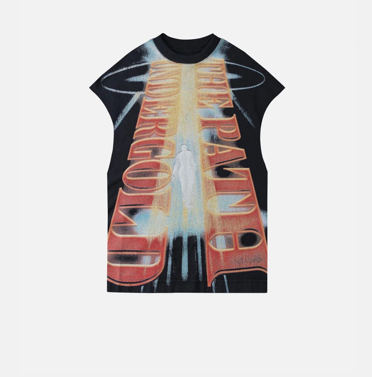 UNDERGOLD The Path Passage Sleeveless Tee, Colour: BLACK, Size: XS