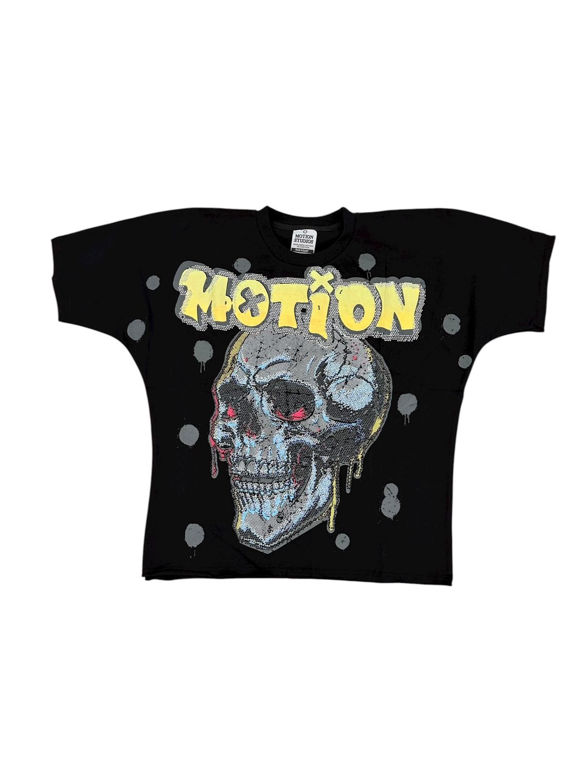 Motion Studios Tee “Rhinestone Skull”