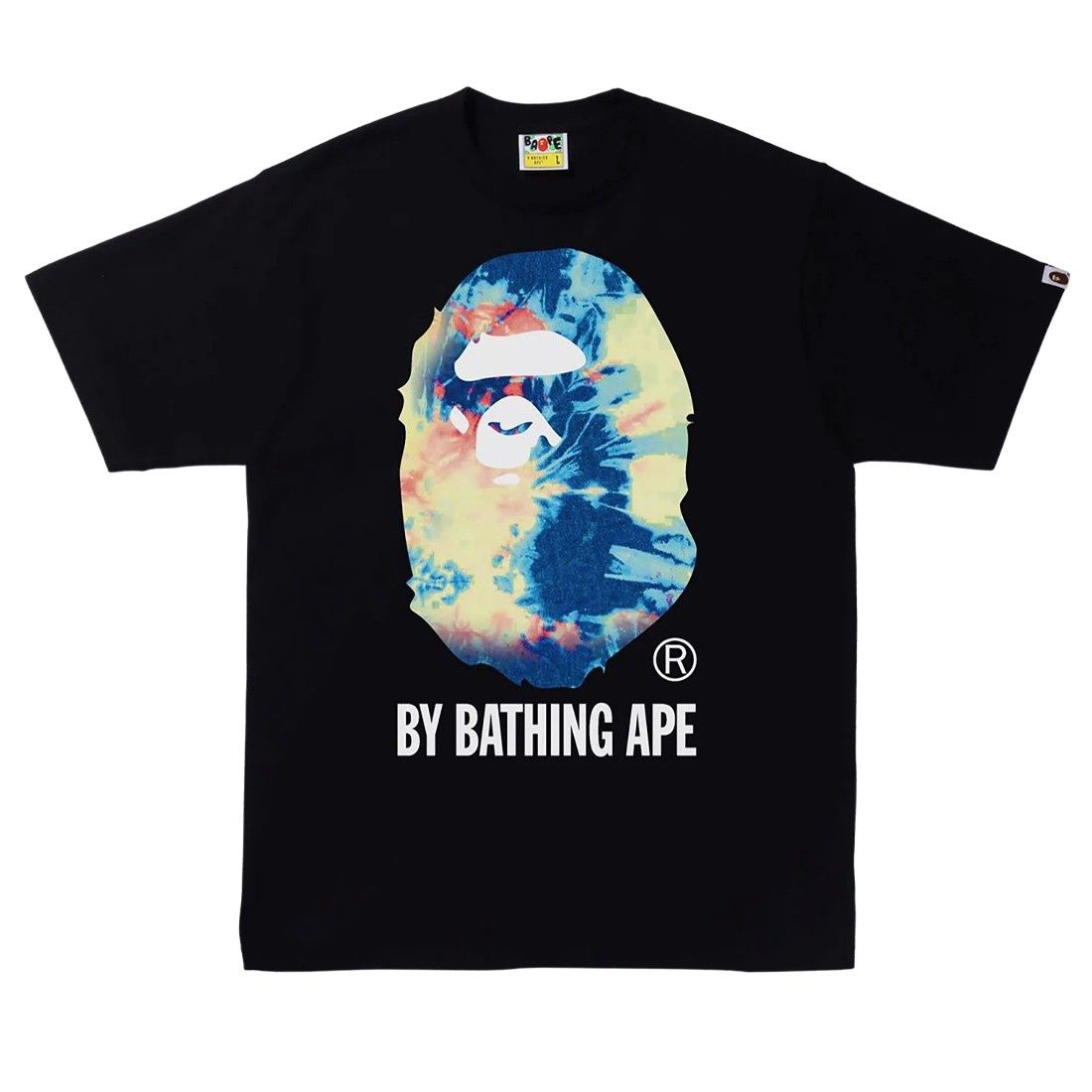 BAPE Tie Dye Big Ape Head Tee