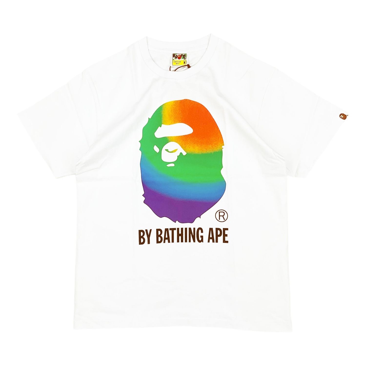 BAPE Rainbow by Bathing Ape Big Ape Head Tee