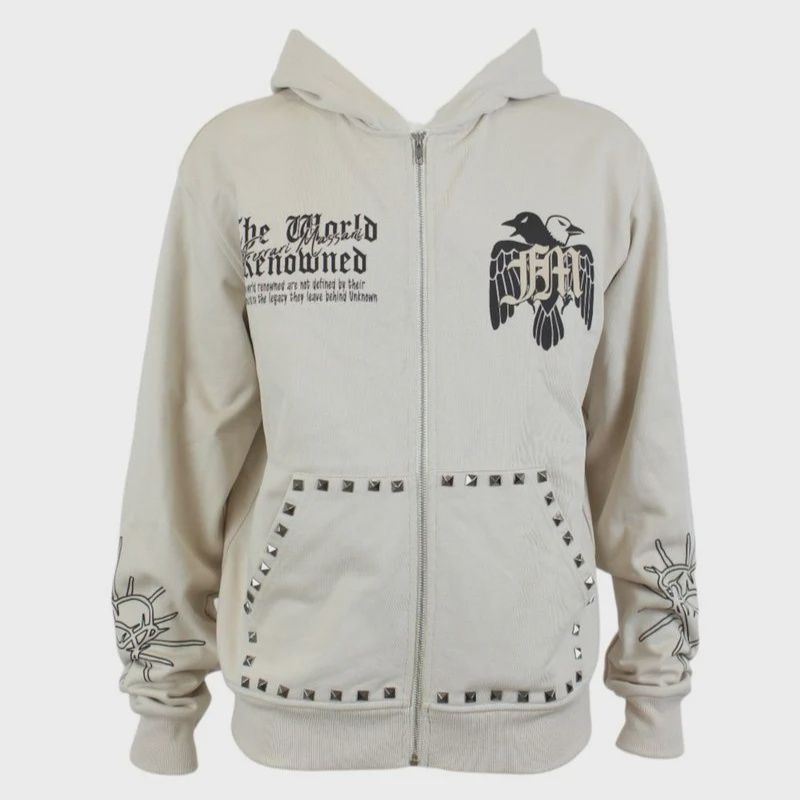 Ferrari Massari "The World Renowned" Zip-Up, Colour: Cream, Size: S