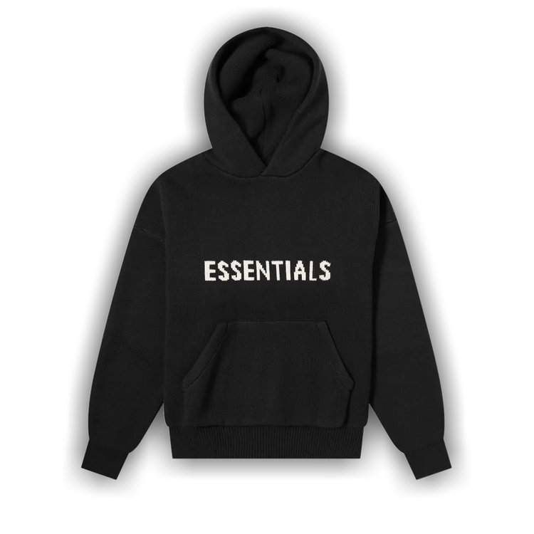 Fear of God Essentials Knit Hoodie "Black"