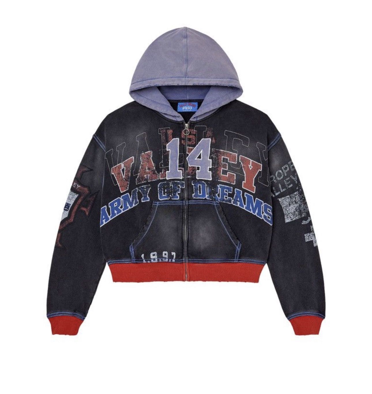 Vale Forever 'Big 14' Zip Up Hoodie