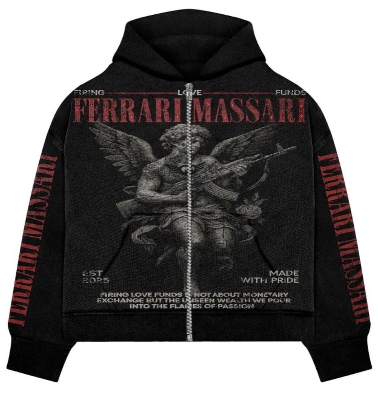 Ferrari Masari "Flames of Passion" Zip-Up Hoodie