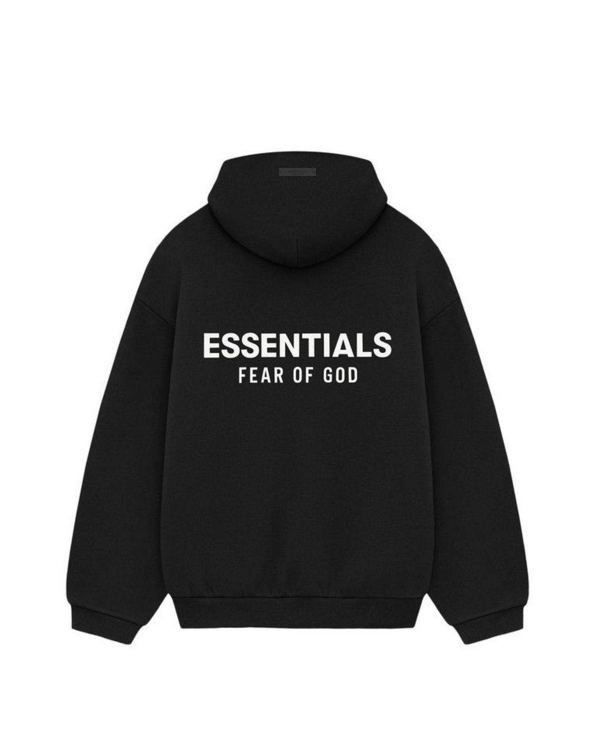 Fear of God Essentials Fleece Hoodie II ‘Black’, Size: XS