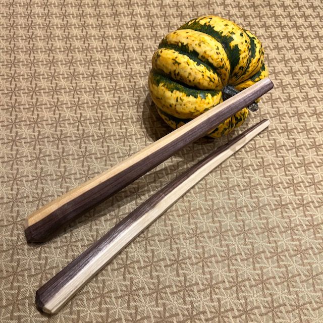 Walnut Heartwood/Sapwood Magic Wand (one)