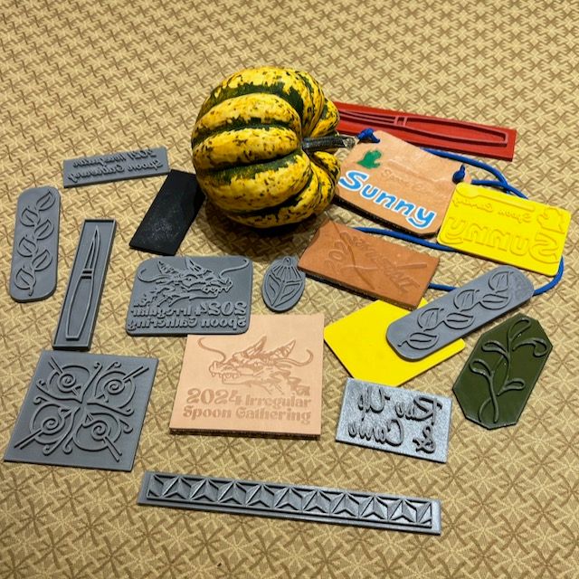 Custom 3D Leather Stamps