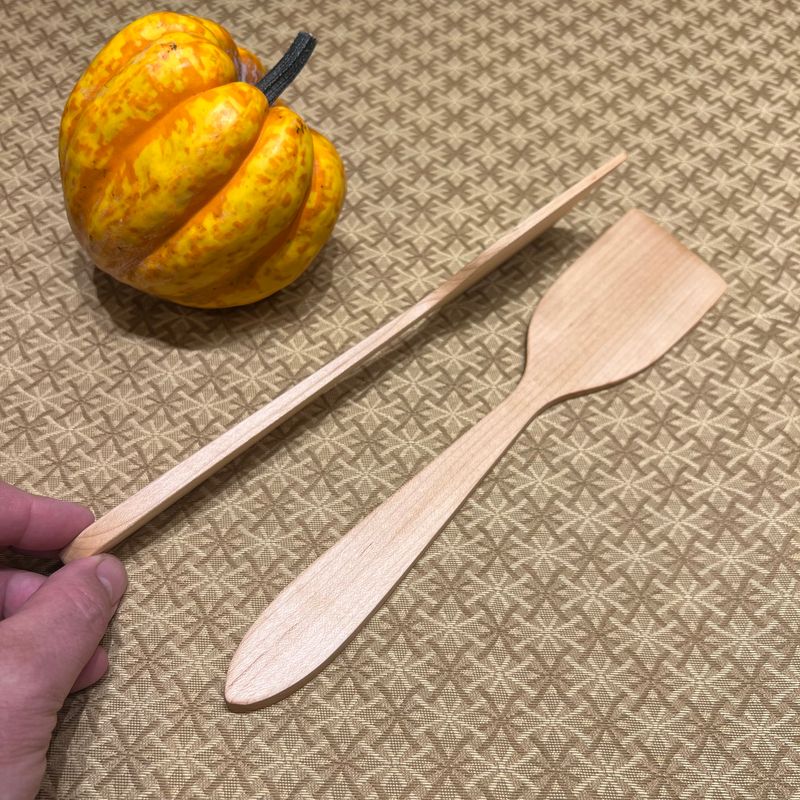 Flat Maple Spatula - One