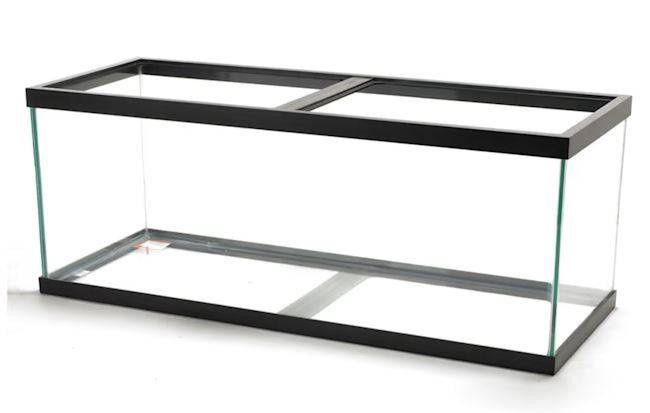 Aqueon Aquarium 55g 48x13x20 Black+ wood Stand 48x13 55gal