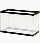 Aqueon Aquarium 10g 20x10x12 Black 10 gallon tank