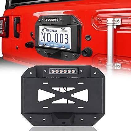 Hooke Road Spare Tire Delete License Plate
