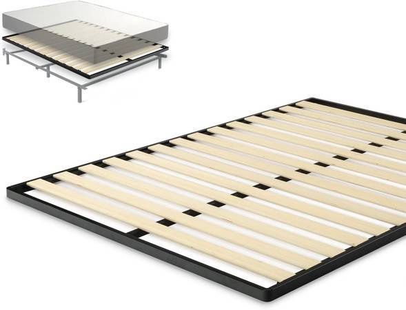 Zinus Deepak Easy Assembly Wood Slat 1.6 Inch Bunkie Board full