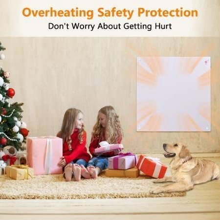 TRUSTECH Wall Mount Heater, Heater with No Fan, 400W Convection Heater
