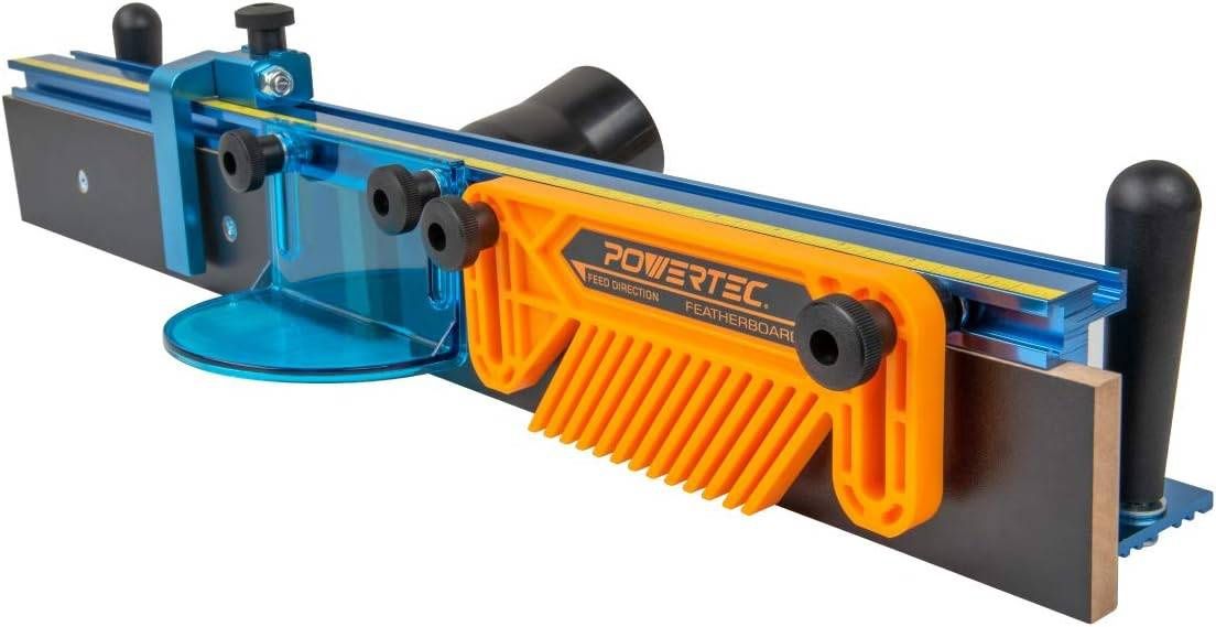 POWERTEC 71536 Deluxe Router Table Fence System 3-3/8” Tall 24&quot; Long