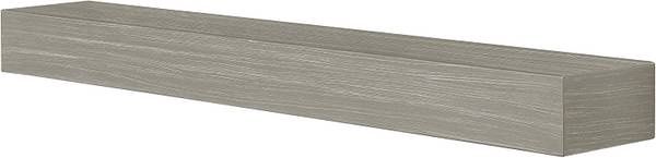 Pearl Mantels ARYB60NCG Non-Combustible Mantel Shelf, 60&quot;, Graywash