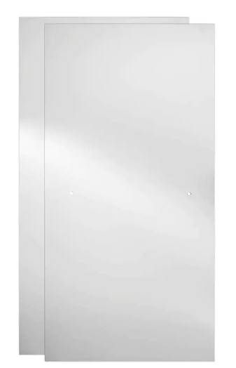 Delta 60 in. Frameless Sliding Shower Door Glass Panels, Clear